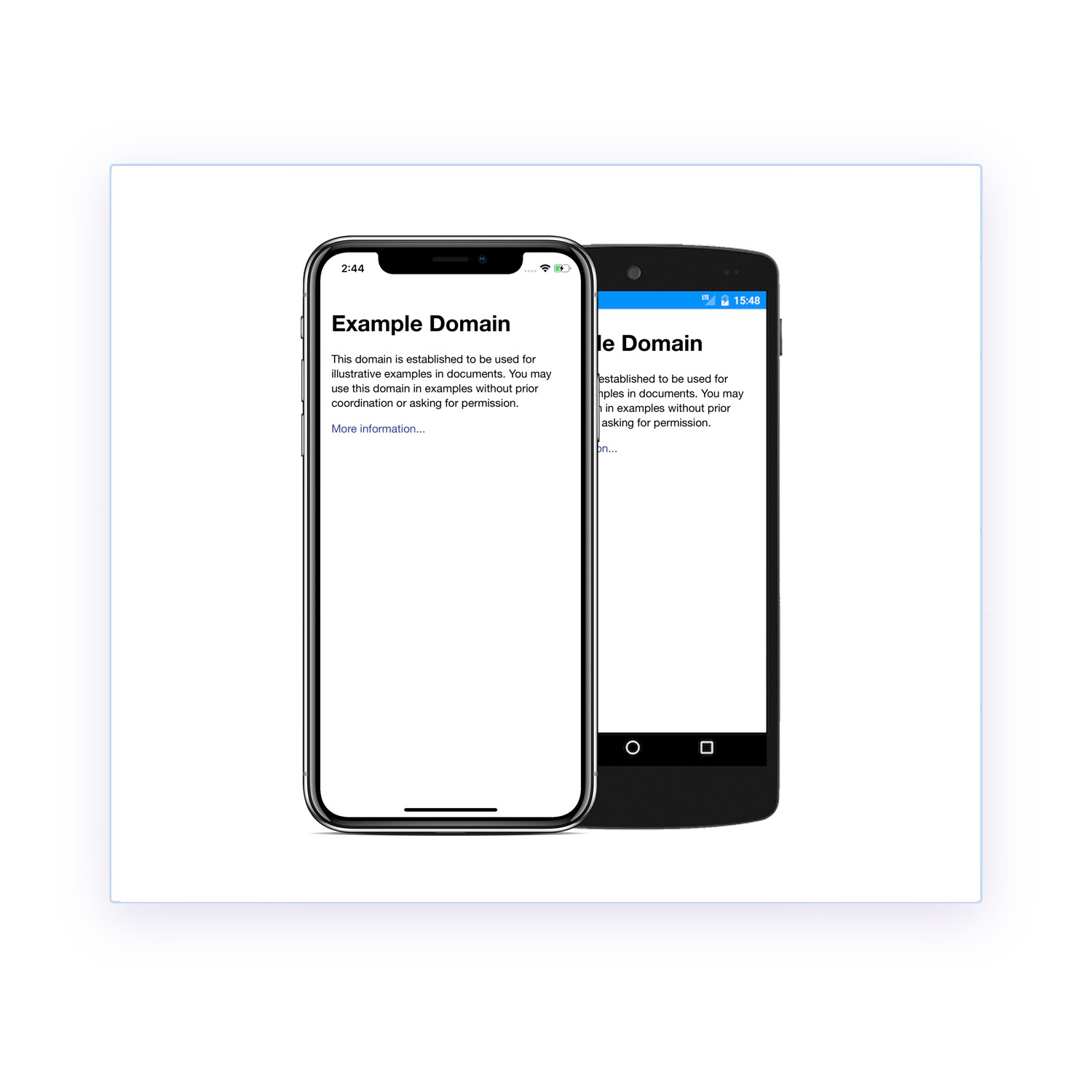 100% space for your web app conntent