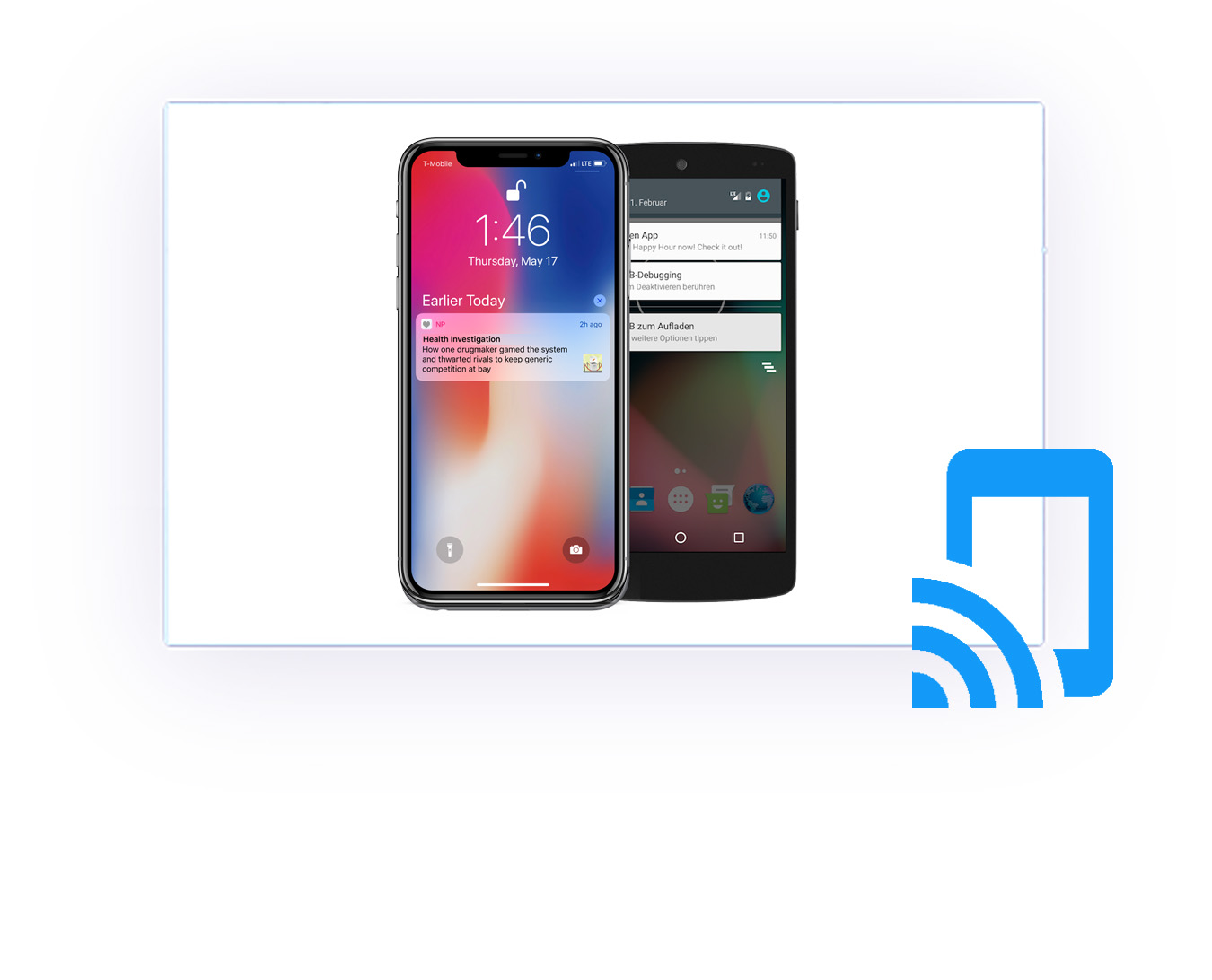 WebView app based push notification on iOS and Android