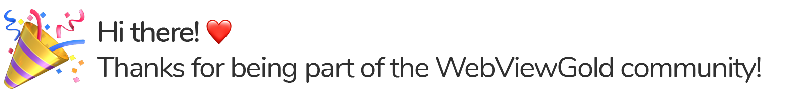 webbytron for iOS is a great choice. Thanks for downloading!